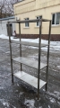 Бу стеллаж нержавеющая сталь 100х40
