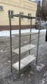 Бу стеллаж нержавеющая сталь 100х40