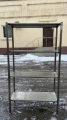Бу стеллаж нержавеющая сталь 100х40