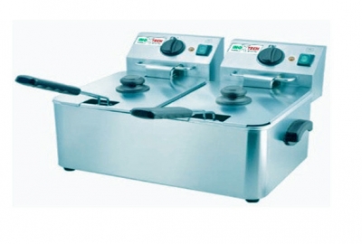 Электрическая фритюрница Inoxtech HDF-4+4