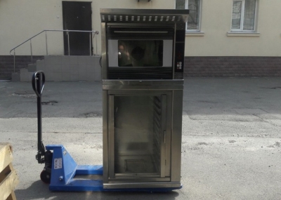 Б.у конвекционная печь 4 уровня + расстоечный шкаф 10 уровней Fornetti FO-01