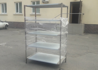 Стеллаж из нержавейки