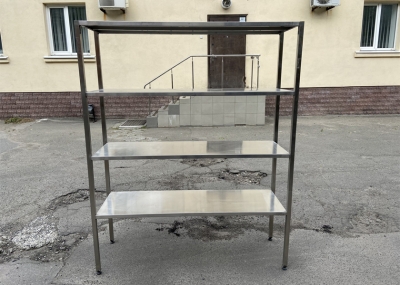 Стеллаж нержавеющая сталь 150х46