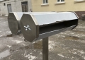 Стійка для пакетів з нержавійки